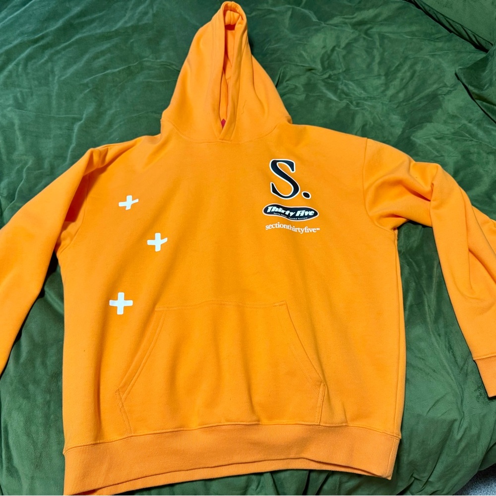 Men's or women’s Section 35 Orange Hoodie